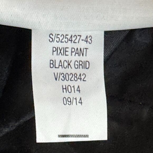 New Old Navy The Pixie Mid-Rise Geometric Ankle Pants Women's Size 6 - Picture 8 of 11